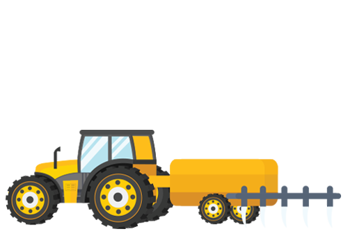Plow & Weeds Eradication of Corn Farm
